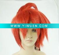 Wholesale Cool Style Cosplay Red Human Hair Wig