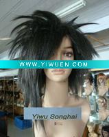 Wholesale Afro Girl's Cosplay Black Hair Wig