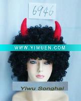 Wholesale OX Head Style Cosplay Human Hair Wigs