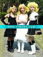 Wholesale Girl's Playing Cosplay Yellow Hair Wigs
