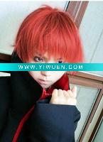Wholesale Short Red OEM Cosplay Human Wig