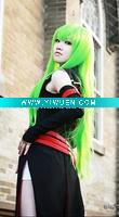 Wholesale Sexy Long Green Cosplay Synthetic Wig