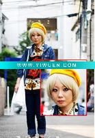 Wholesale Girl's Cosplay White wig Hair