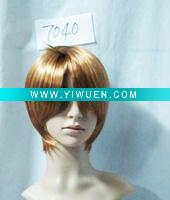 Wholesale Short Girl's Cosplay Brown Synthetic Hair Wigs