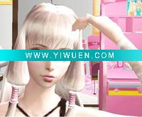 Wholesale Beautiful Long White Cosplay Wig Hair
