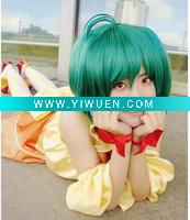Wholesale Beautiful Green Cosplay Female Hair Wig