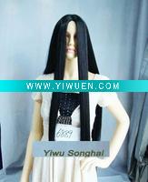 Wholesale Long Black Cosplay Hair Wigs