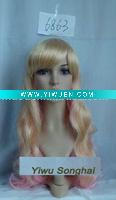 Wholesale Long Curl Cosplay Beige Hair Wig