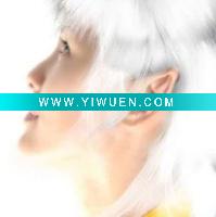 Wholesale White Short Cosplay Synthetic Hair Wig