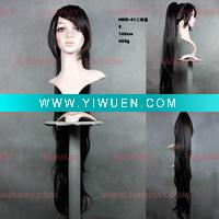 Wholesale Long COSPLAY WIG with detached ponytail