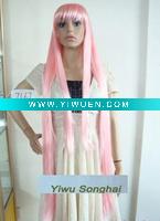 Wholesale Long Girl's Cosplay Synthetic Hair Wig
