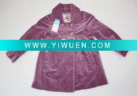 Wholesale velvet children coat
