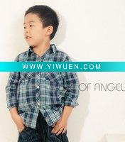 Wholesale Boy's fine checked shirts