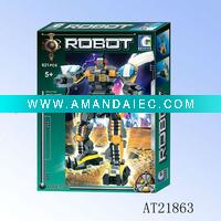Wholesale baby robot building blocks toy 621pcs