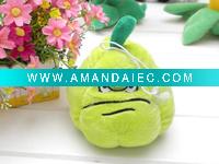 Wholesale plush melon toy,plush game character