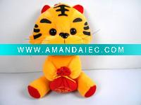 Wholesale Plush tiger toy,animal toy
