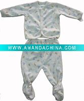 Wholesale 100% cotton infant knitted suits