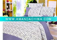Wholesale 100% cotton bed sheet bedding duvet cover printed
