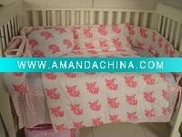 Wholesale crib bedding sets flower spot