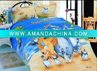 Wholesale 100% cotton children bedding set / children bed linen/kids bedding set/crib bedding set
