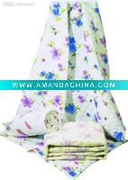 100% polyester microfiber printed quilt