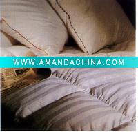 White stripe printed cotton quilt