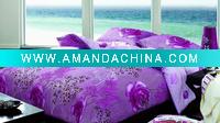 Wholesale charming flower-100% cotton printed bedding set/crib baby bedding set