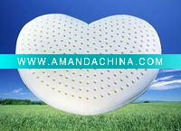 Heart-shaped bed pillow