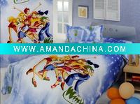 Wholesale 100% cotton children bedding set / children bed linen/kids bedding set/crib bedding set