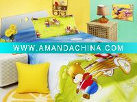 Wholesale 100% cotton children bedding set / children bed linen/kids bedding set/crib bedding set