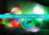 Wholesale Heart shape Plush cushion with led