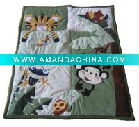 Wholesale boy infant bedding with animal