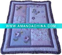 Wholesale purple dream baby girl bedding