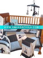 Wholesale animal spot print baby bedding