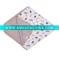Wholesale Top quality Cute100% Cotton baby quilt soft&free OEM