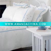 Wholesale linen bedding set duvet cover sheet pillowcase cushion