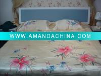 Wholesale hand-drawing silk duvet cover-Chinese redbud