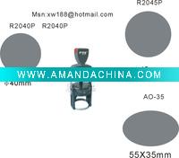 round double pad self-inking stamp