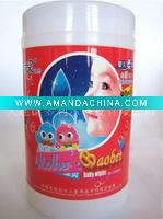 Wholesale Soft baby wipes,baby tissue in barrel,dairy fragrance wipes