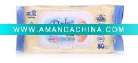 Wholesale baby wipes hygiene skin cleaning tissue disinfectant wipes 50sheets clean product tissue wet wipe