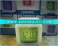 Wholesale Unique digital talking clock for christmas gift