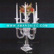 hot-selling modern deorative crystal candle holder