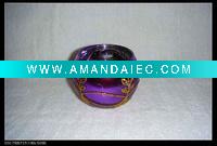 Exquisite glass tealight bowl