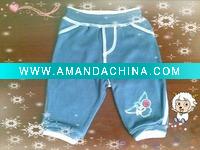 Wholesale customized comfortable cotton summer baby pants