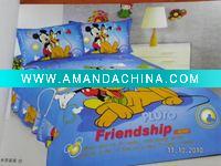 Wholesale 100% cotton printed baby bedding set