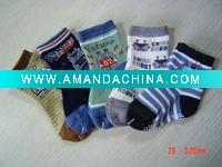 Wholesale 100% cotton baby socks B-S-74005