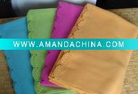 Wholesale flower edge polar fleece blanket
