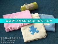 Wholesale children's' soft fleece blanket