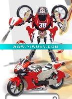 Wholesale plistic transform robot toy
