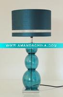 Wholesale modern glass table lamp with diamond shade
